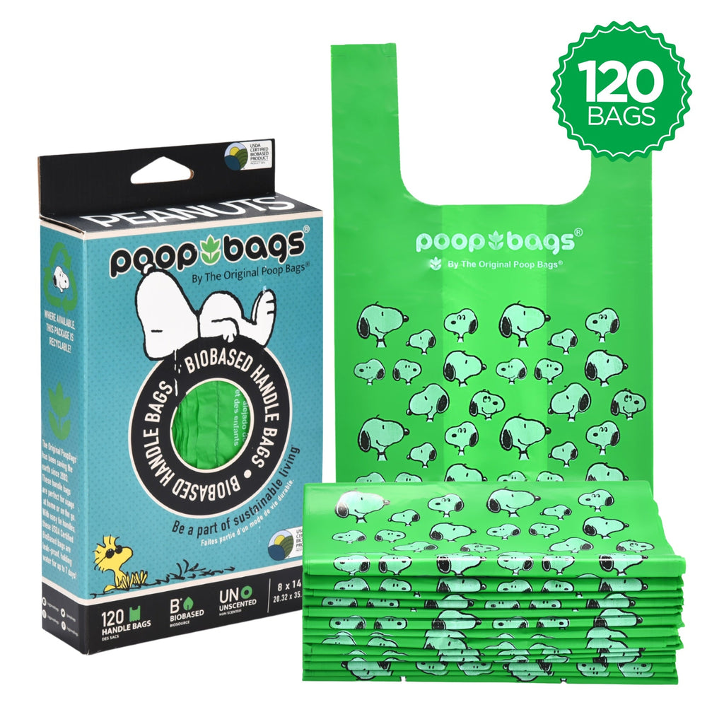 Snoopy® Handle Tie Poop Bags