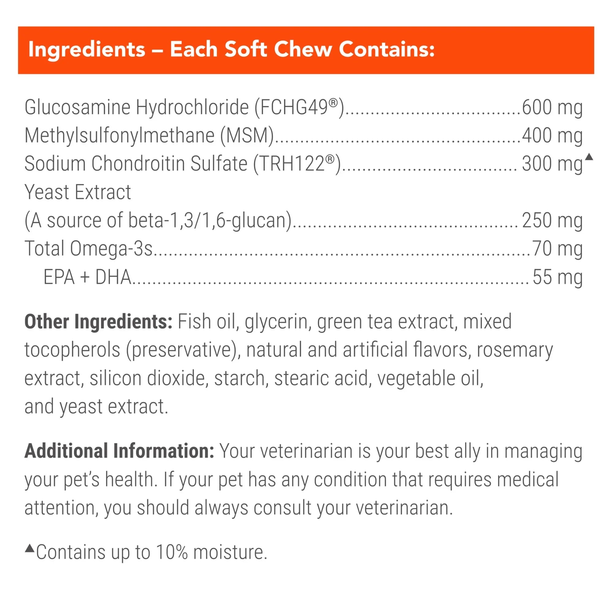 Cosequin Senior Joint Health Soft Chews for Dogs 60ct Max Strength