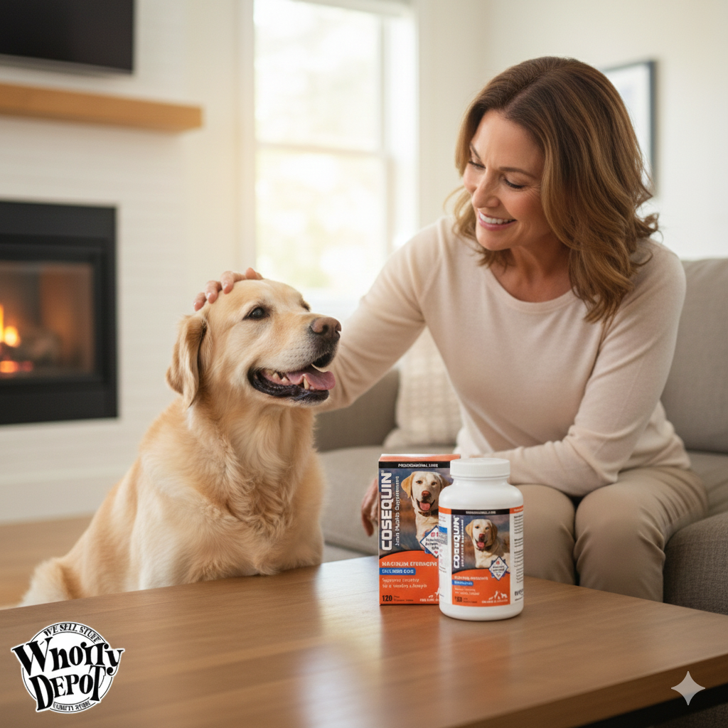 Cosequin Max Plus MSM & HA for Dogs 120 Chewable Tablets Joint Support