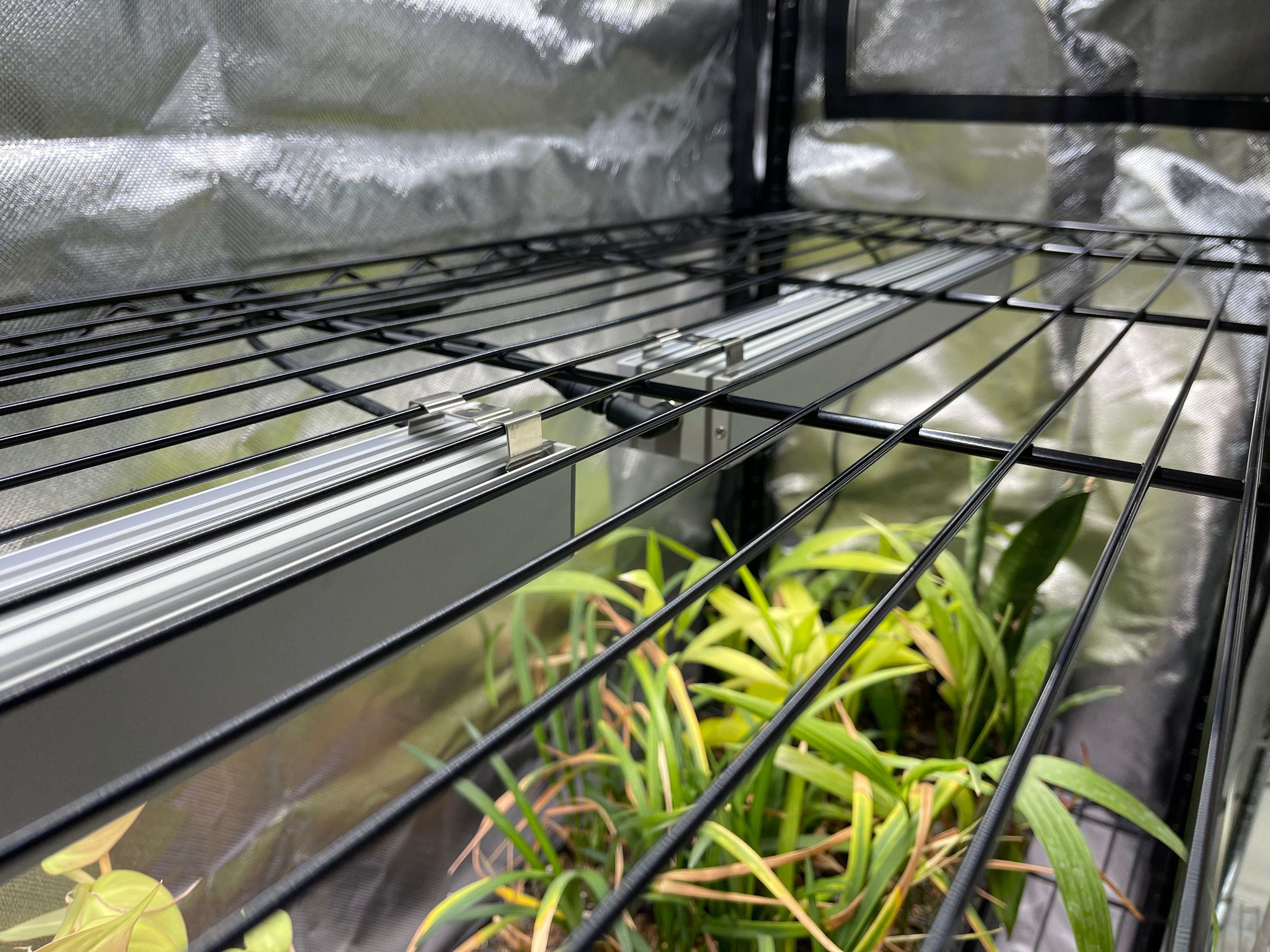 48x18x72 Baker's Rack Grow Tent Cover – Clear Front Door, Adjustable Ventilation & Fully Enclosed Bottom