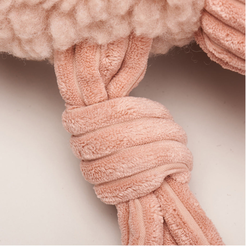 Penelope Pig HuggleFleece® FlufferKnottie™ Plush Dog Toy